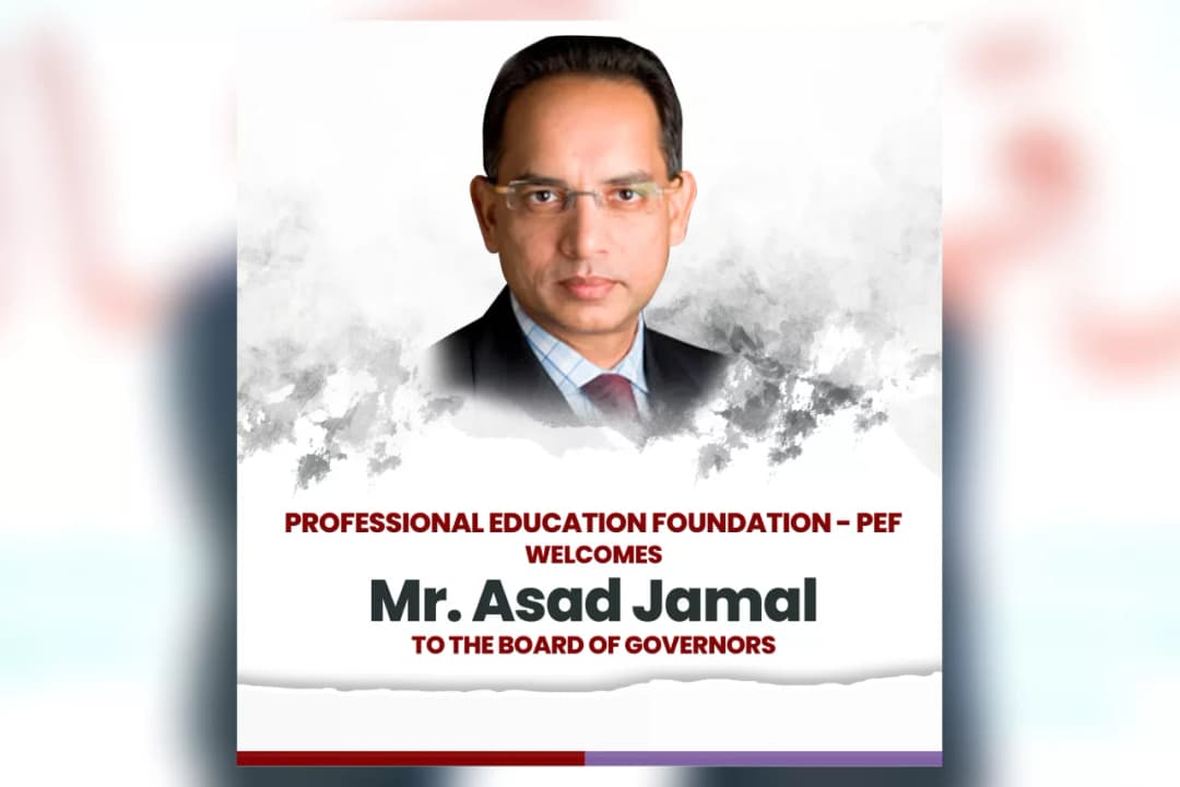 Mr. Asad Jamal as the largest donor of PEF in the FY 2022-23