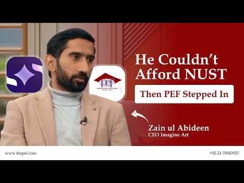He Couldn’t Afford NUST Then a Scholarship Changed His Life | Zain Ul Abedien