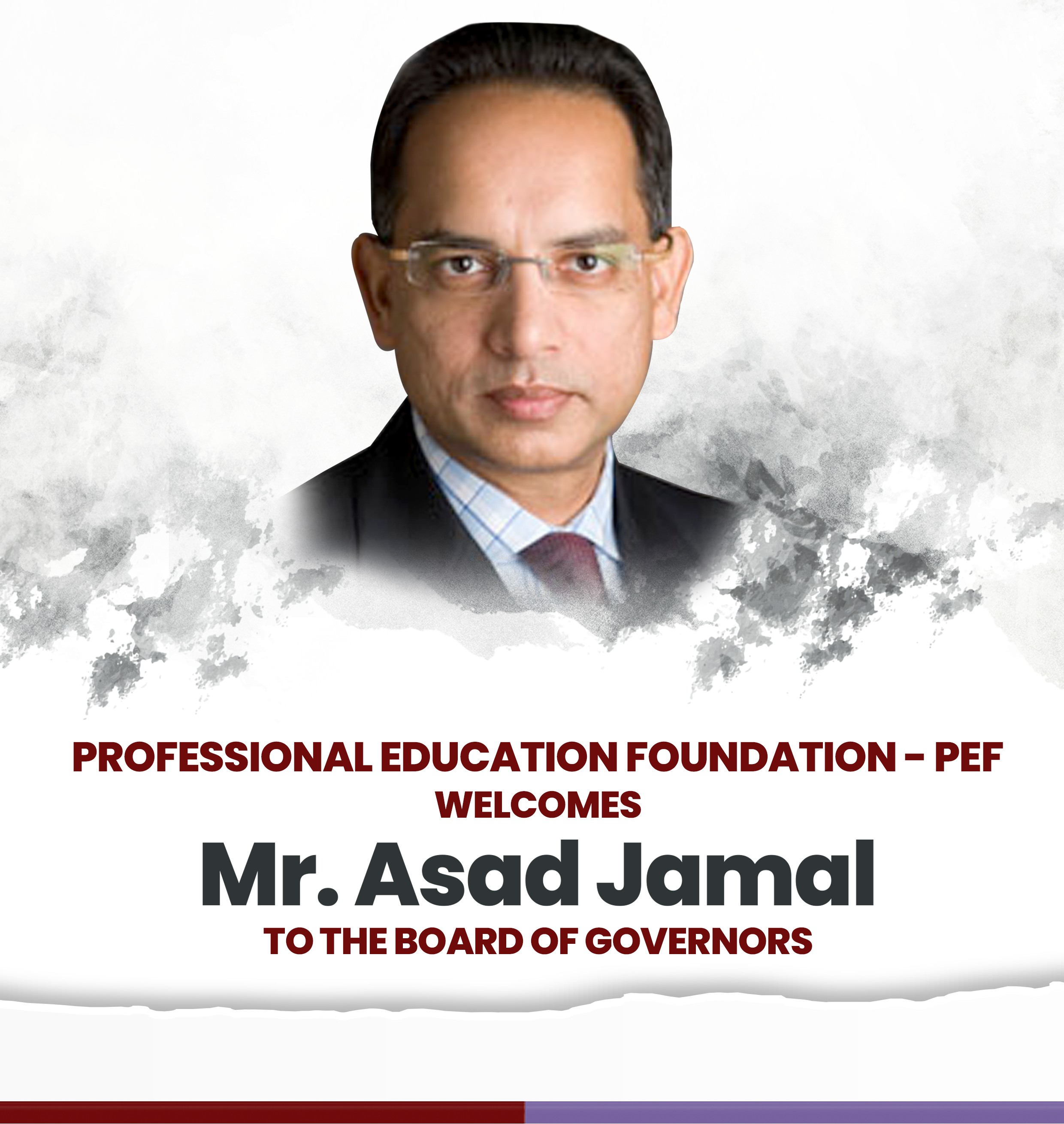 Mr. Asad Jamal as the largest donor of PEF in the FY 2022-23